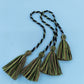 Hand-wound tassel hanging spike